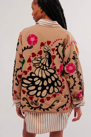 SUZANI JACKET JASMIN - sustainably made MOMO NEW YORK sustainable clothing, Jacket slow fashion