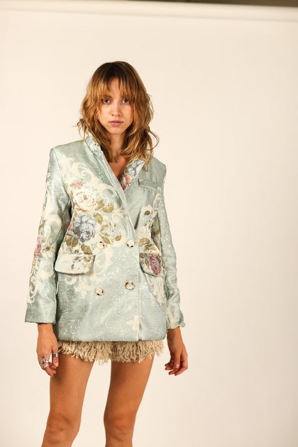 BLAZER JACKET GIRILU, hand made MOMO NEW YORK sustainable