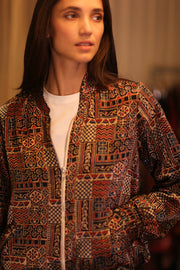 SILK BOMBER JACKET ANCHA BELINDA