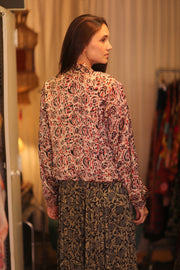 BOMBER JACKET SILK ANCHA FAROLA