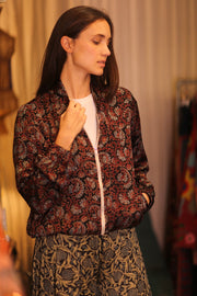 SILK BOMBER JACKET ANCHA VIDA