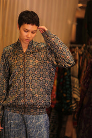 SILK BOMBER JACKET ANCHA LANA