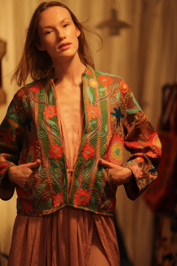 JACKET INGRID ALORA EMBROIDERED