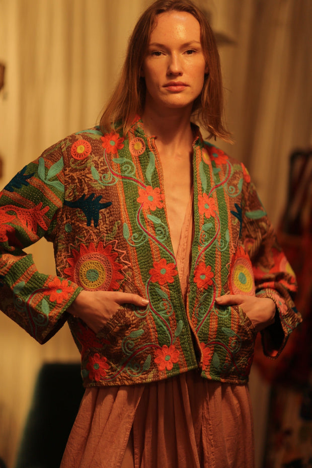 JACKET INGRID ALORA EMBROIDERED