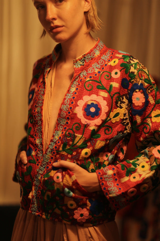 JACKET INGRID ZARINA EMBROIDERED
