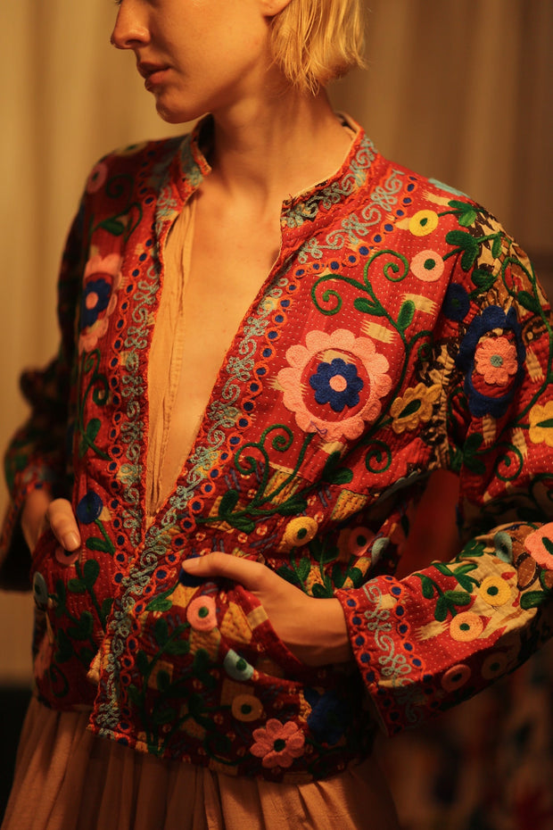JACKET INGRID ZARINA EMBROIDERED