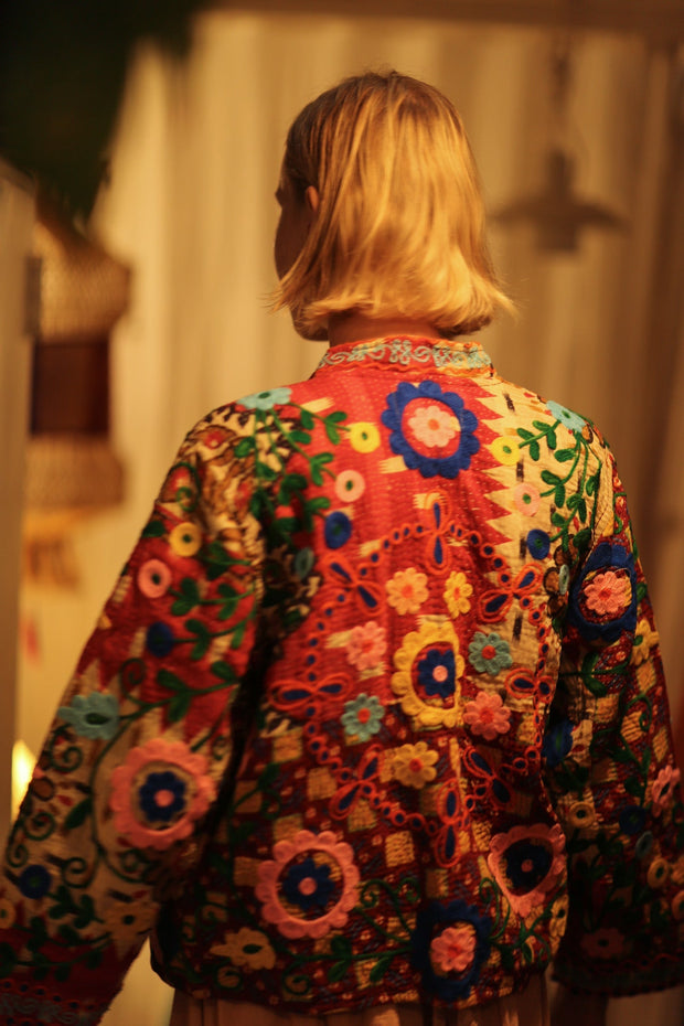 JACKET INGRID ZARINA EMBROIDERED