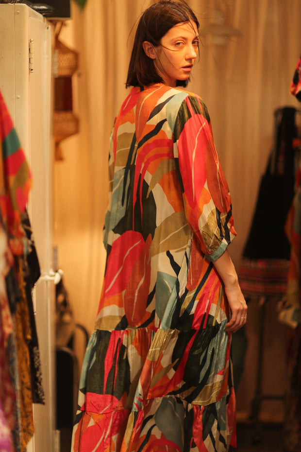SILK DRESS SUSIE BALI NIGHTS, hand made - MOMO NEW YORK - sustain... SILK DRESS SUSIE BALI NIGHTS, hand made - MOMO NEW YORK - sustain...