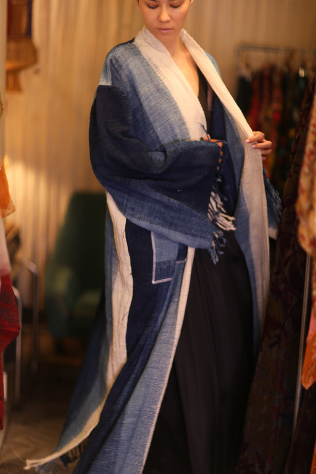 HANDLOOM COTTON LAOS KIMONO ODIN