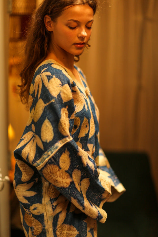 ABIGAIL KANCHON KAFTAN DRESS B2 - sustainably made MOMO NEW YORK sustainable clothing, dresskaftan slow fashion