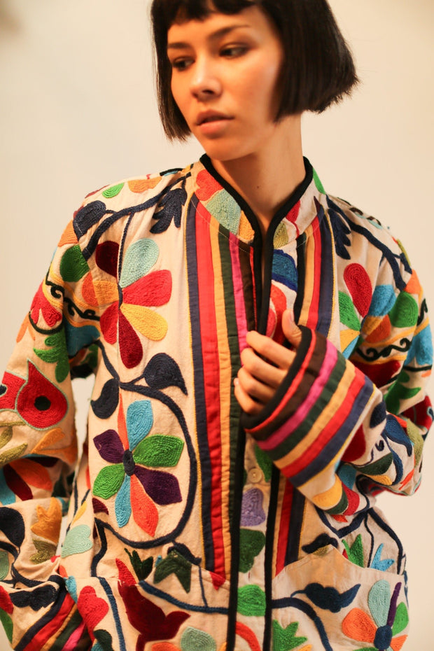 ARTISANS SUANZI JACKET LILAH - sustainably made MOMO NEW YORK sustainable clothing, Jacket slow fashion