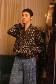 BOMBER SILK JACKET RILAY - BANGKOK TAILOR CLOTHING STORE - HANDMADE CLOTHING