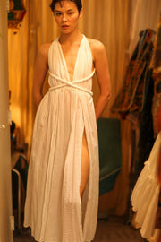 COTTON DRESS MAGRA - sustainably made MOMO NEW YORK sustainable clothing, bestseller slow fashion
