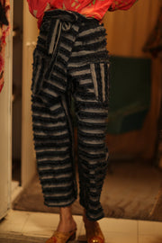 DENIM FISHERMAN PANTS LEROY - sustainably made MOMO NEW YORK sustainable clothing, new slow fashion