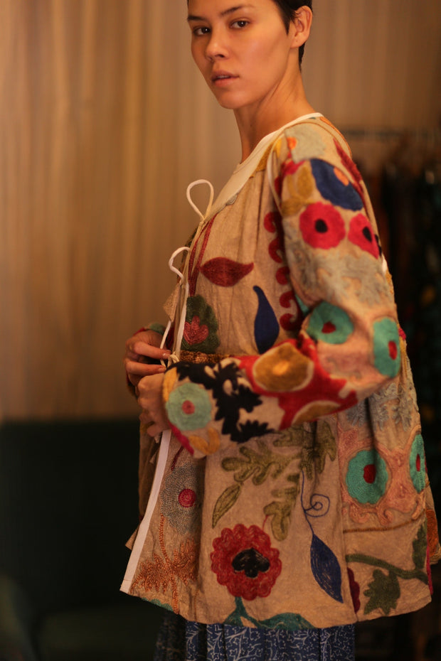 DOLLY JACKET EVE SUZANI RANA - sustainably made MOMO NEW YORK sustainable clothing, Coat slow fashion