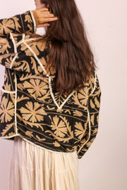 EMBROIDERED JACKET VECI - sustainably made MOMO NEW YORK sustainable clothing, slow fashion