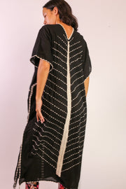 EMBROIDERED KAFTAN LILLY - sustainably made MOMO NEW YORK sustainable clothing, slow fashion