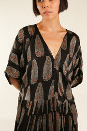 KAFTAN DRESS CURU - sustainably made MOMO NEW YORK sustainable clothing, dress slow fashion