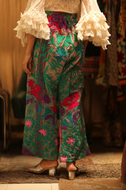 KANTHA EMBROIDERED PANTS WISSA - sustainably made MOMO NEW YORK sustainable clothing, new slow fashion