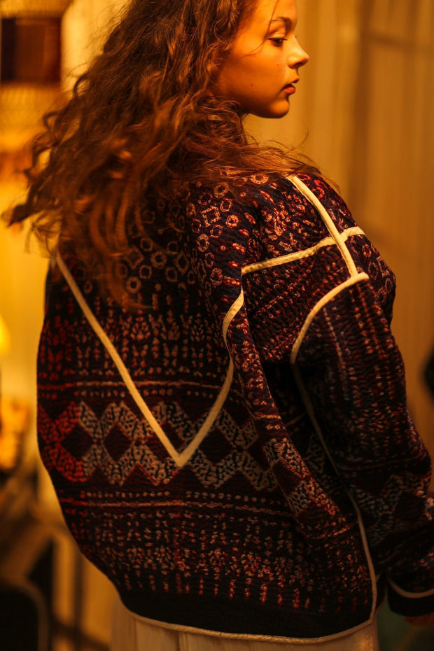 KANTHA JACKCET LINDA - sustainably made MOMO NEW YORK sustainable clothing, coatandjacket slow fashion