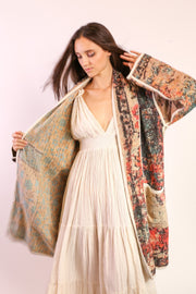 KANTHA JACKET COAT SAHI - sustainably made MOMO NEW YORK sustainable clothing, new slow fashion