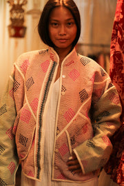 KANTHA JACKET JACKY - sustainably made MOMO NEW YORK sustainable clothing, slow fashion