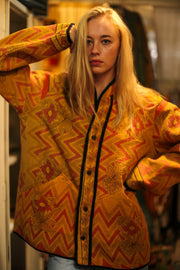 KANTHA JACKET MITRA - sustainably made MOMO NEW YORK sustainable clothing, slow fashion