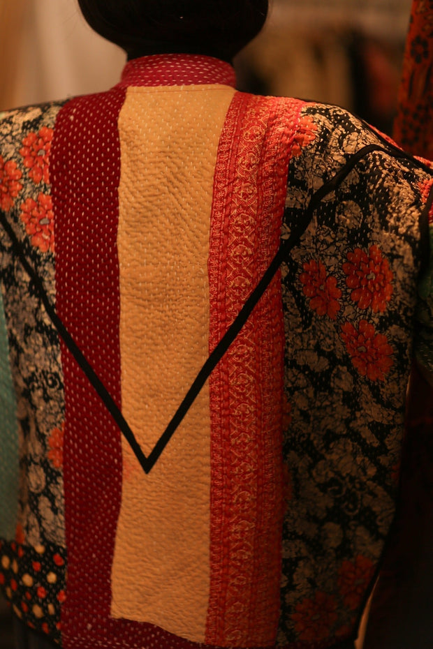 KANTHA JACKET ZINA - sustainably made MOMO NEW YORK sustainable clothing, bestseller slow fashion