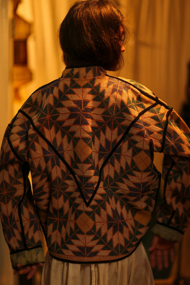 KANTHA KIMBERLY JACKET - sustainably made MOMO NEW YORK sustainable clothing, coatandjacket slow fashion