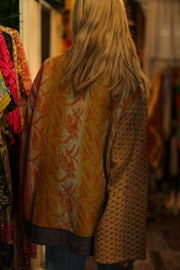 KANTHA KIMONO JACKET BELINDA - sustainably made MOMO NEW YORK sustainable clothing, slow fashion