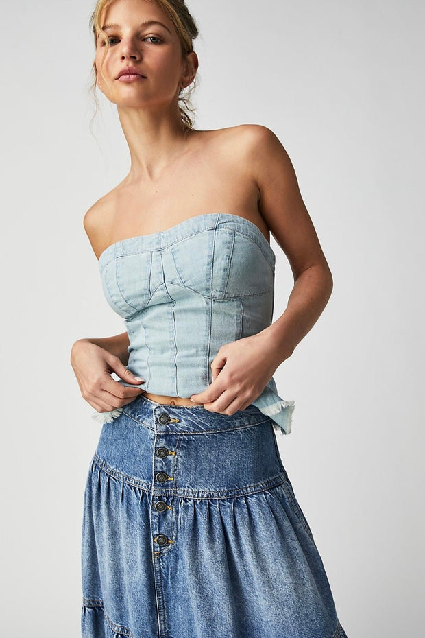 MAXI SKIRT LAURAINE - sustainably made MOMO NEW YORK sustainable clothing, skirt slow fashion