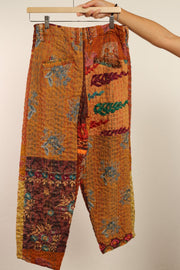 PATCHWORK PANTS INDY - sustainably made MOMO NEW YORK sustainable clothing, new slow fashion