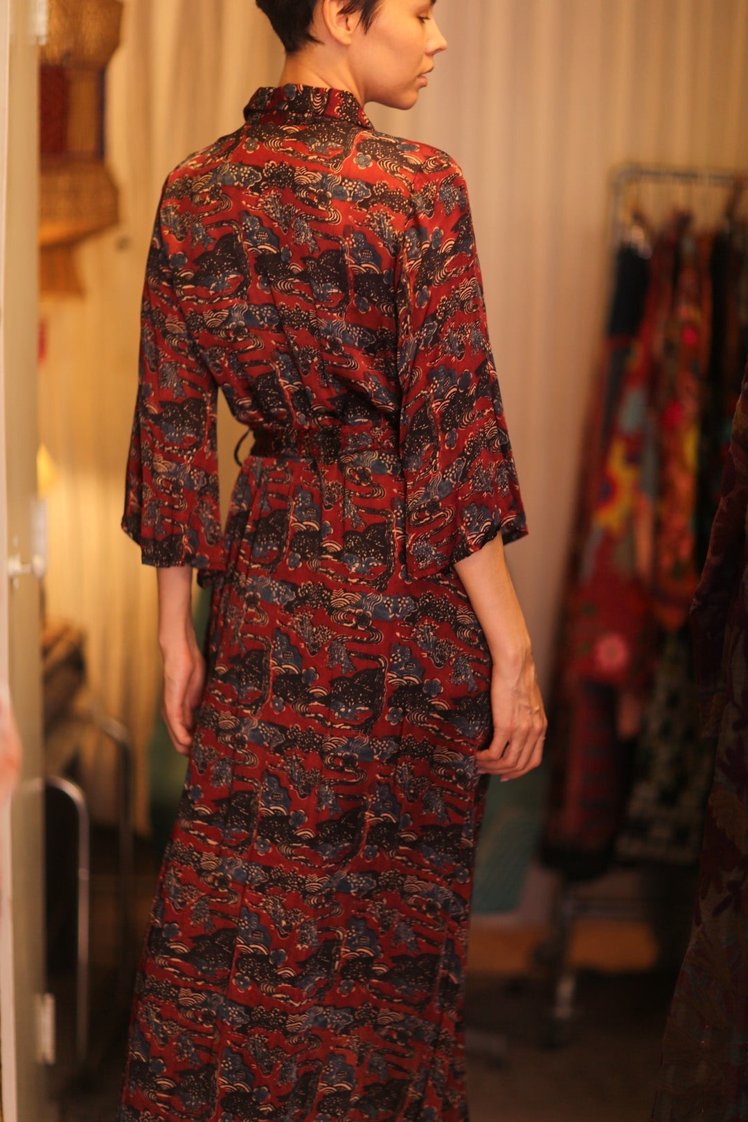 button down silk dress Hunter Green Satin Button Down Shirt Dress