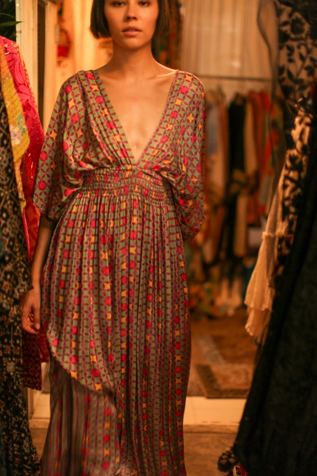 SILK DRESS BOZENA - sustainably made MOMO NEW YORK sustainable clothing, dress slow fashion