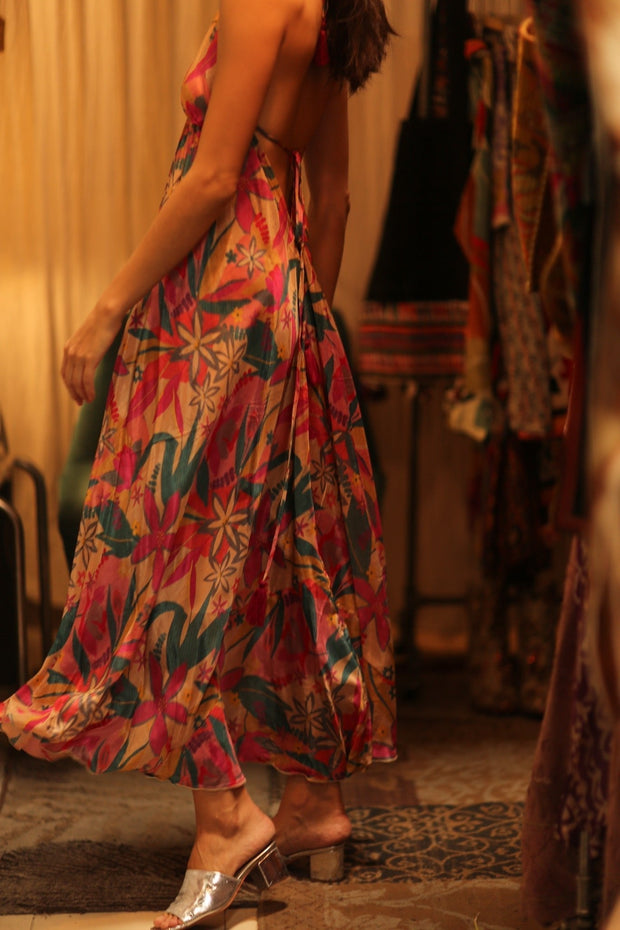 SILK DRESS HANNAH PHAYAM EDIT - sustainably made MOMO NEW YORK sustainable clothing, dress slow fashion