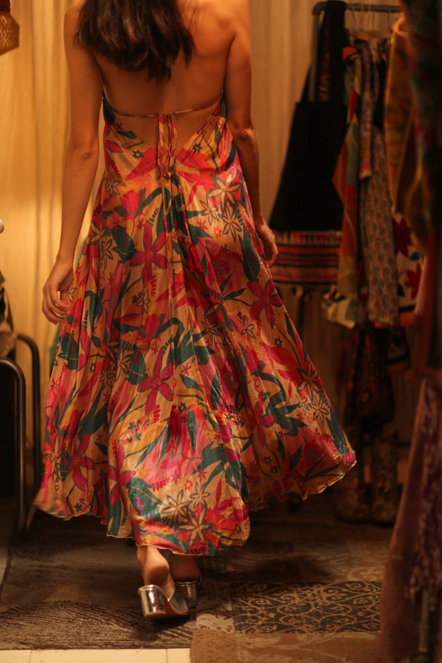 SILK DRESS HANNAH PHAYAM EDIT - sustainably made MOMO NEW YORK sustainable clothing, dress slow fashion
