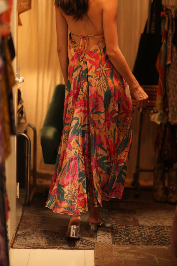SILK DRESS HANNAH PHAYAM EDIT - sustainably made MOMO NEW YORK sustainable clothing, dress slow fashion