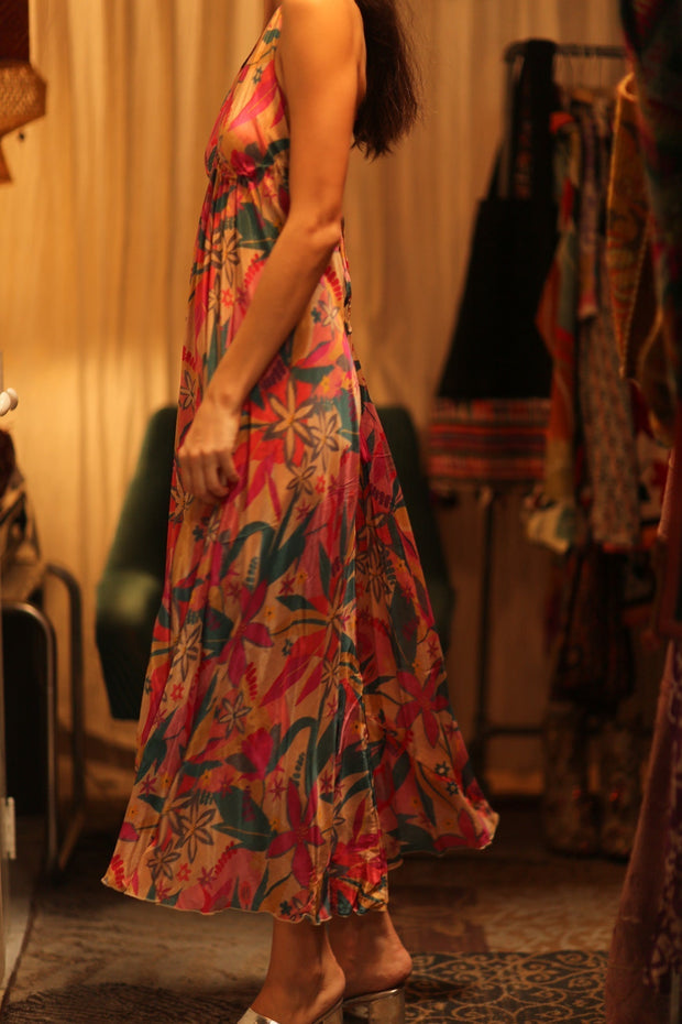 SILK DRESS HANNAH PHAYAM EDIT - sustainably made MOMO NEW YORK sustainable clothing, dress slow fashion
