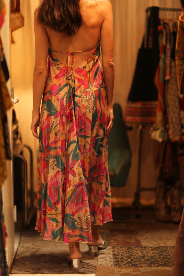 SILK DRESS HANNAH PHAYAM EDIT - sustainably made MOMO NEW YORK sustainable clothing, dress slow fashion