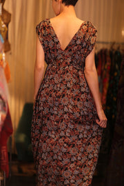 SILK DRESS VICTORIA MADISON - sustainably made MOMO NEW YORK sustainable clothing, bestseller slow fashion