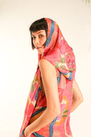 SILK HOODIE DRESS KLARA - sustainably made MOMO NEW YORK sustainable clothing, dress slow fashion