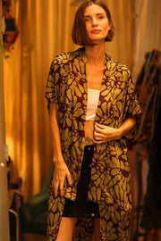 SILK KIMONO OLIVIA - BANGKOK TAILOR CLOTHING STORE - HANDMADE CLOTHING