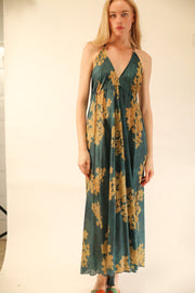 SILK SHOULDER DRESS ELA - sustainably made MOMO NEW YORK sustainable clothing, dress slow fashion