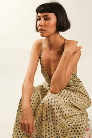 SILK SUMMER DRESS HANNAH - sustainably made MOMO NEW YORK sustainable clothing, dress slow fashion