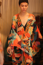 SILK WING KIMONO PINA RODI - sustainably made MOMO NEW YORK sustainable clothing, handmade slow fashion