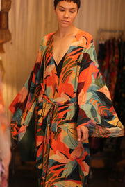 SILK WING KIMONO PINA RODI - sustainably made MOMO NEW YORK sustainable clothing, handmade slow fashion