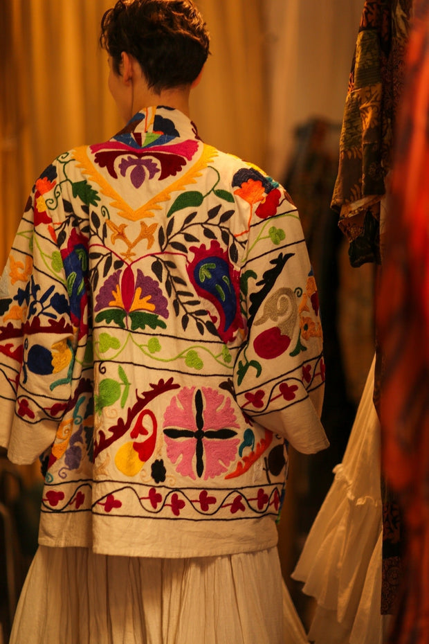 SUZANI KIMONO JACKET MONTY - sustainably made MOMO NEW YORK sustainable clothing, bestseller slow fashion