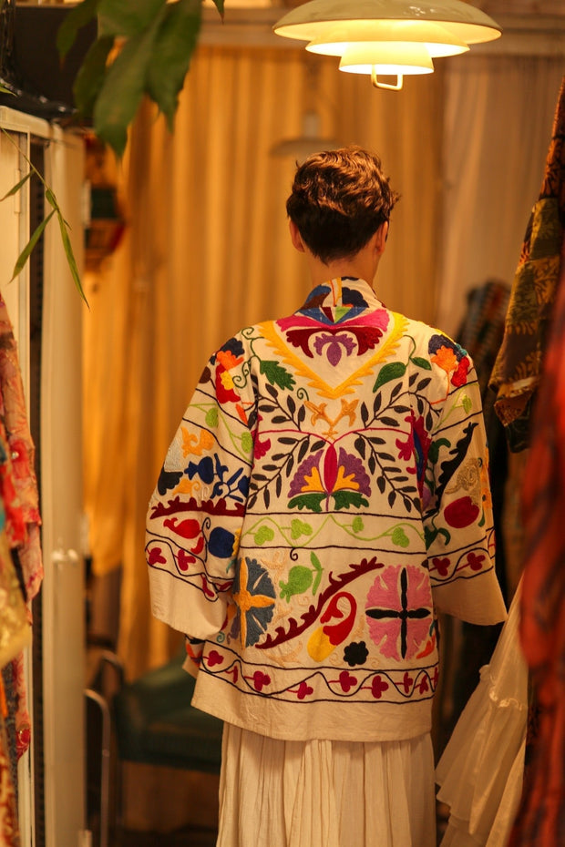 SUZANI KIMONO JACKET MONTY - sustainably made MOMO NEW YORK sustainable clothing, bestseller slow fashion