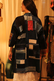 TRIBAL ARTISAN KIMONO ORILA - sustainably made MOMO NEW YORK sustainable clothing, coatandjacket slow fashion