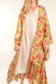 XL SILK KIMONO ADELLA - sustainably made MOMO NEW YORK sustainable clothing, slow fashion